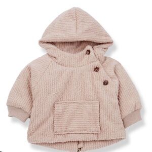 1 + IN THE FAMILY Rose Arcalis Jacket Pink Girls Size 12 Months Back Zipper